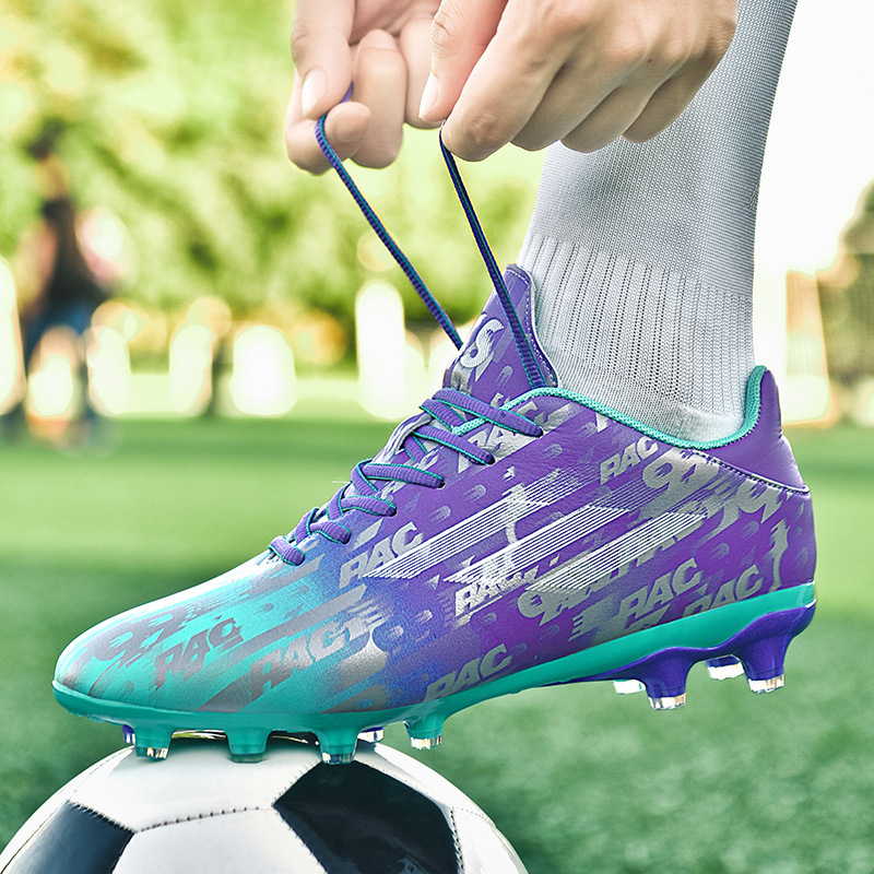 Picture of World Cup Mandarin Duck Primary School Children and Teenagers Broken Nails Spikes Outdoor Spikes School Competition Training Football Shoes
