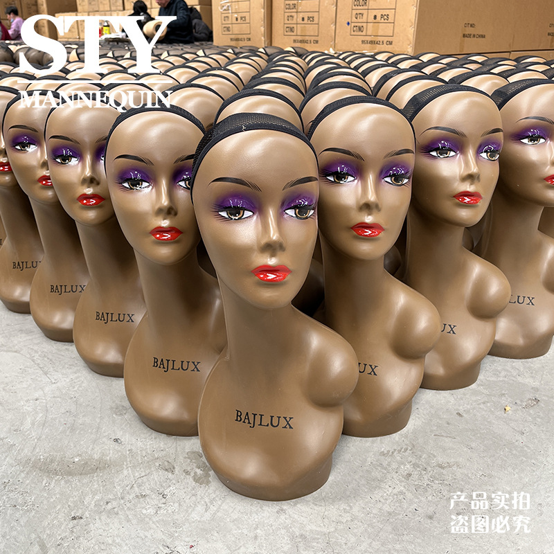 Picture of STY head model export best-selling dummy head model fashion female wig head model head model window display model head model