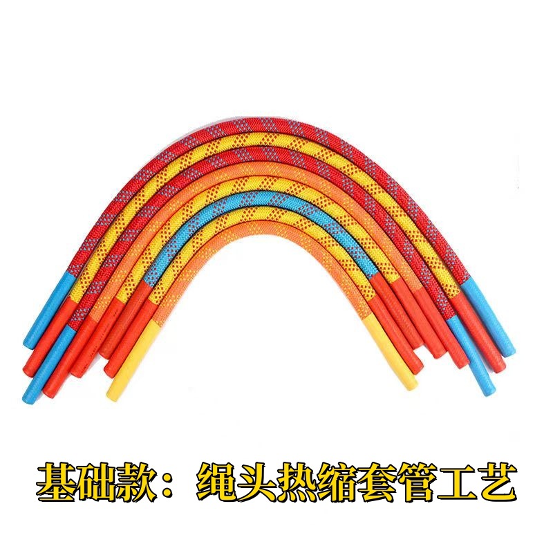 Picture of Fitness Gymnastics Rope Kindergarten Early Education Training Colorful Small Short Rope Dance Rope Adult Square Dance Gymnastics Rope