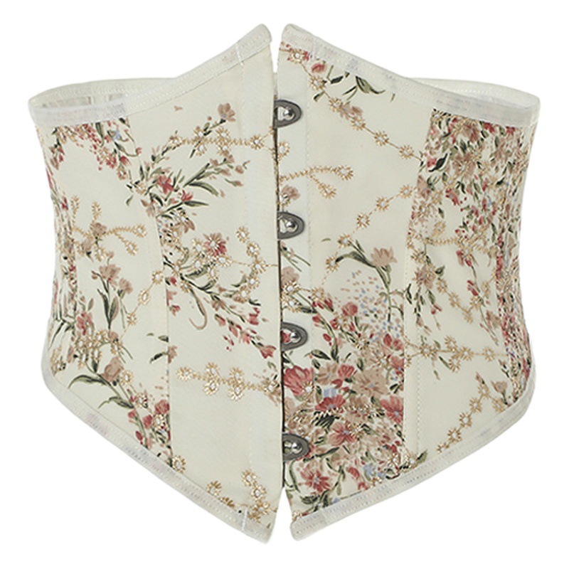 Cross-border Exclusive Abdominal Belt European and American Belt Wearing Fishbone Waist Seal Waist Belt Tight Bracket Court Corset