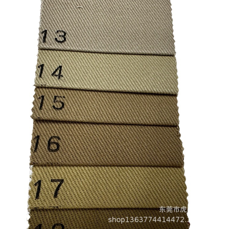Picture of Spot supply woven twill cotton 10*10 coarse oblique singeing 10*10 twill shoes and hats fabric