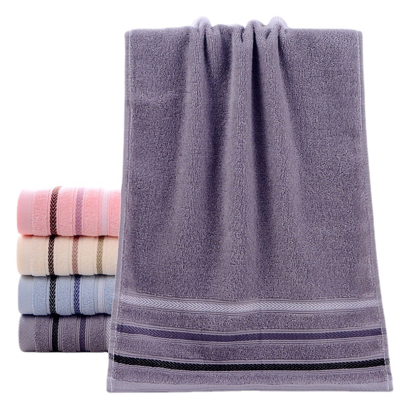 Soft Xinjiang Cotton Towel Adult Thickened Face Long Towel Wholesale High Quality Household Absorbent Towel