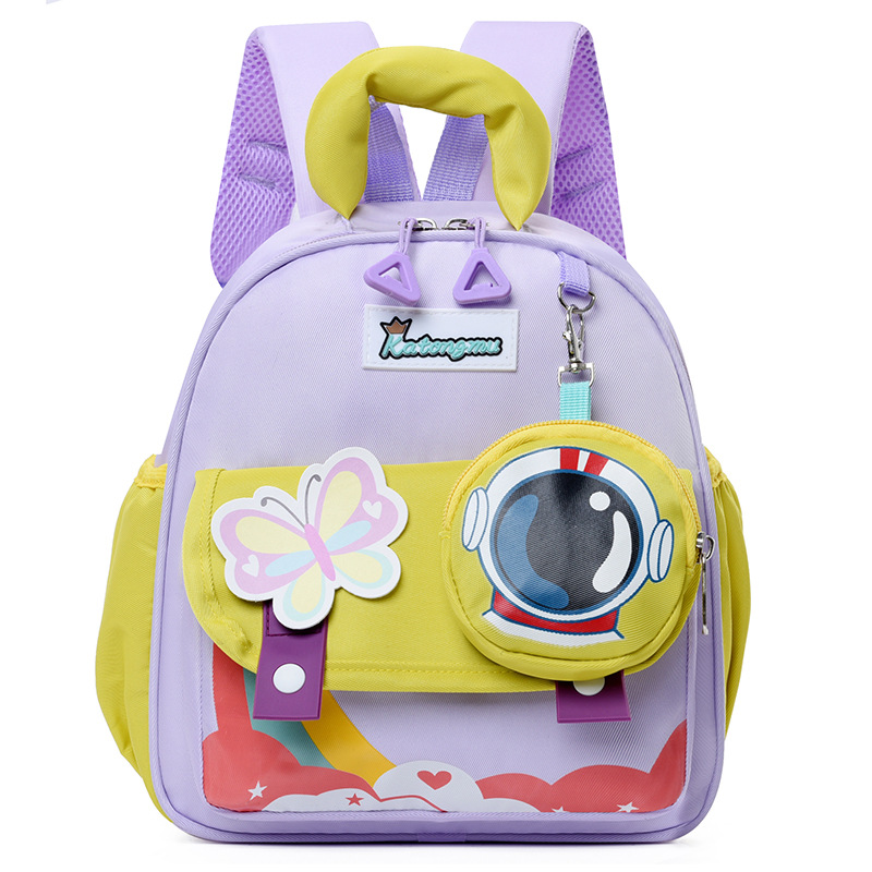 Picture of 2025 Spring New Kindergarten Schoolbag Cartoon Children 3-5 Years Old Preschool Boys and Girls Cute Breathable Backpack