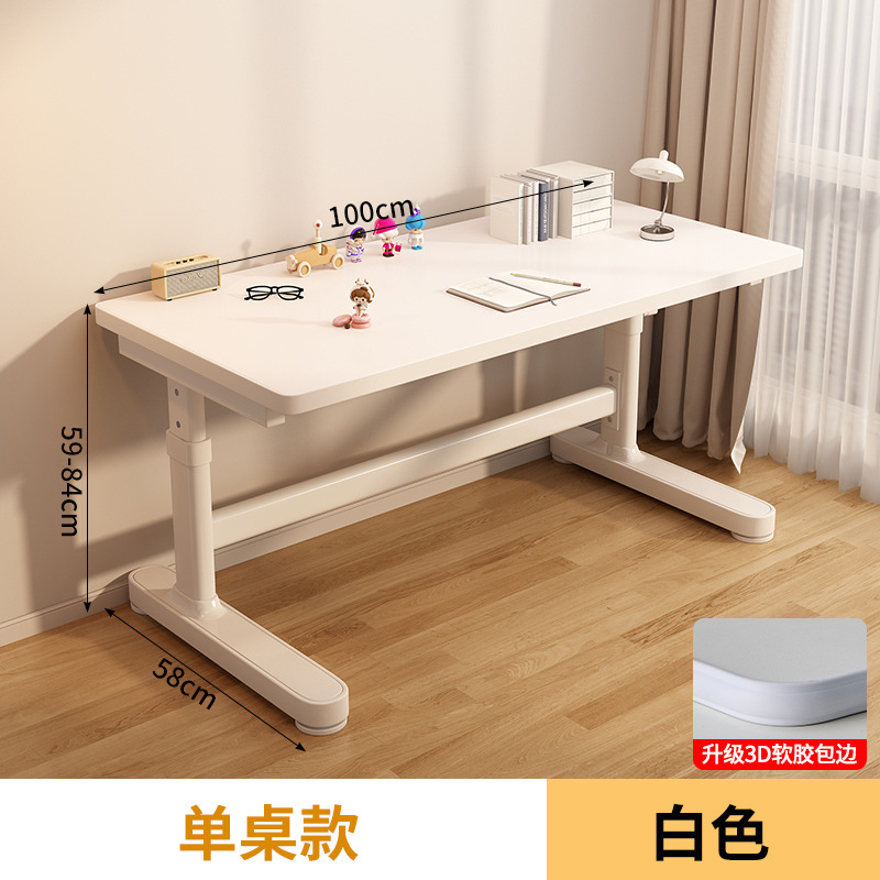 Picture of Manufacturer Children's Study Table Primary and Secondary School Students Writing Table Home Computer Table Liftable Solid Wood Desk Study Table