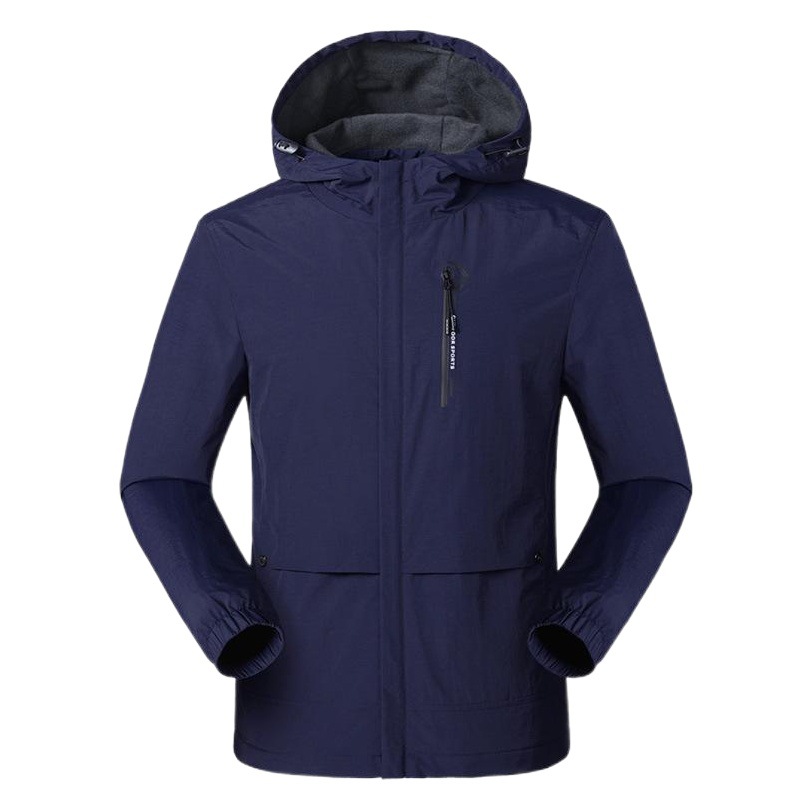 Picture of Spring, Autumn and Summer Outdoor Jacket Men's Single-Layer Thin Casual Clothing Jacket Breathable Windproof and Rainproof Jacket Mountaineering Clothing