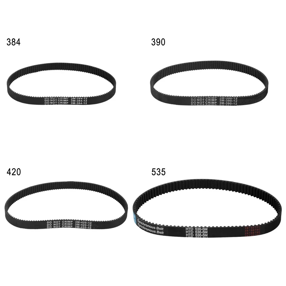 Picture of Electric scooter HTD 3M-384-12/5M-535-15 drive belt, rubber drive stripe synchronous belt