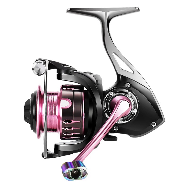 New Luya spinning wheel stainless steel bearing CNC rocker arm seawater fishing reel shallow wire Cup micro spinning wheel