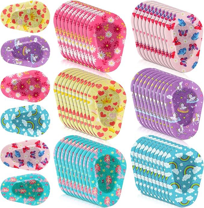 Picture of Amblyopia shading eye patch full cover children strabismus correction training single-eye shielding single-eye mask glasses mask eye patch