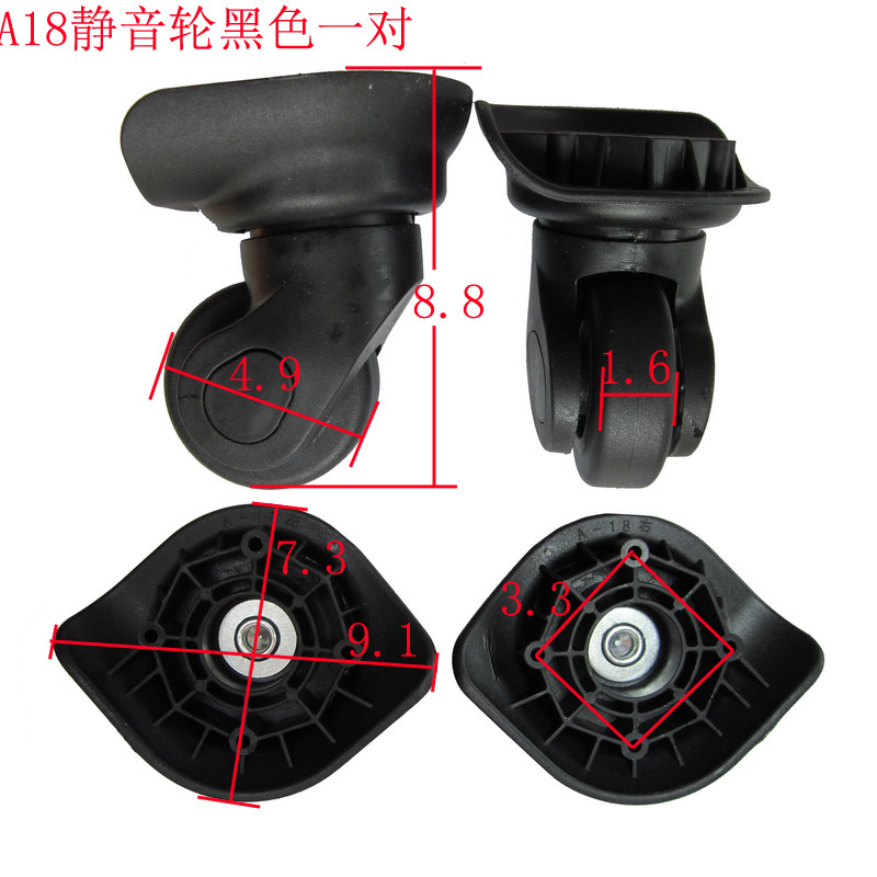 Picture of A generation of all kinds of luggage case wheel accessories luggage accessories universal wheel luggage suitcase wheel accessories