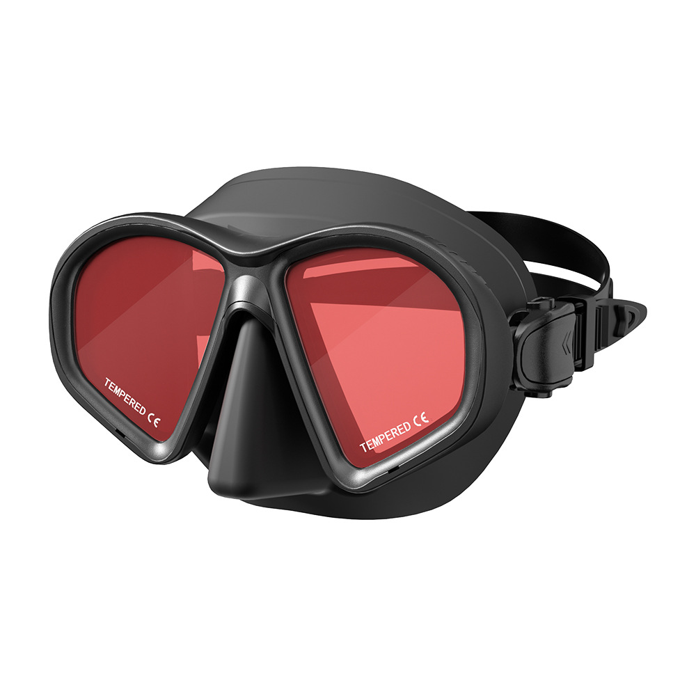 Picture of Free diving glasses myopia lens diving mirror camera bracket silicone snorkeling mirror snorkeling equipment