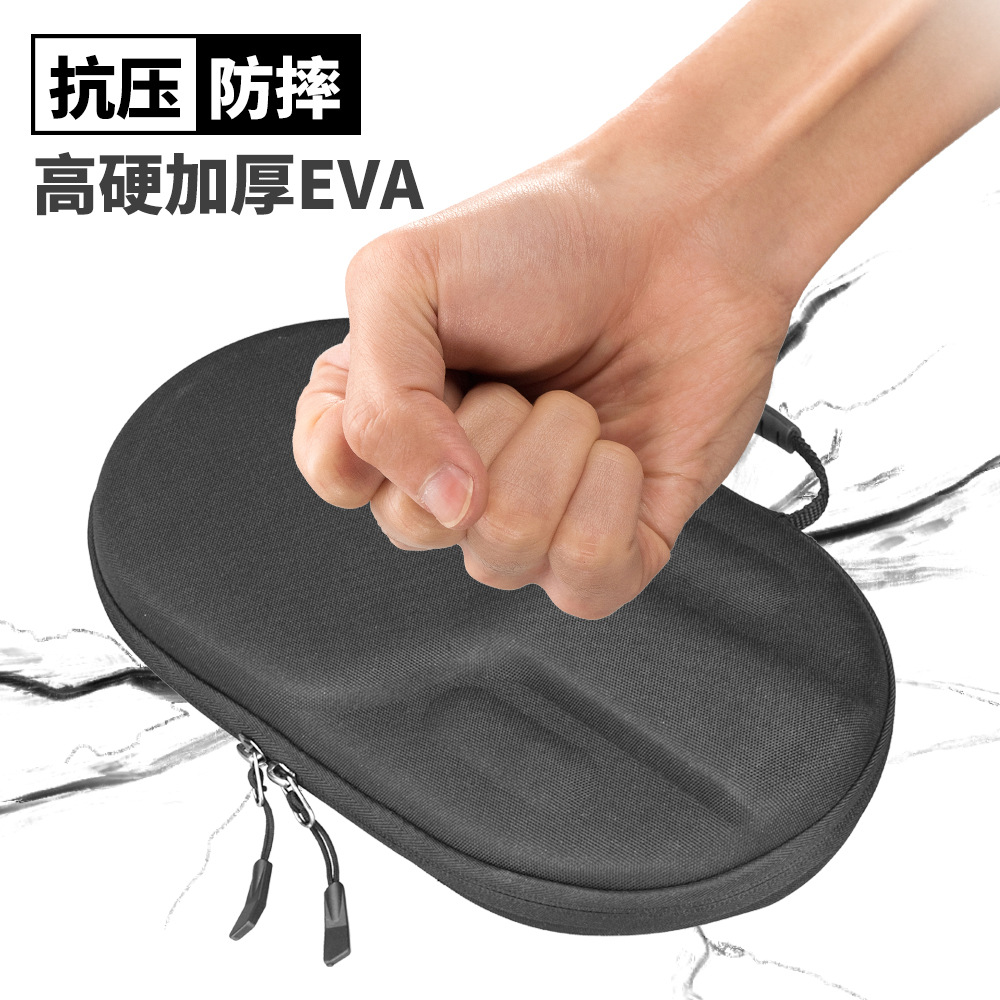 Picture of Oval Table Tennis Bat Set Hard Table Tennis Bat Bag Portable Table Tennis Bat Bag Hard Compression Resistant Two-beat Customization