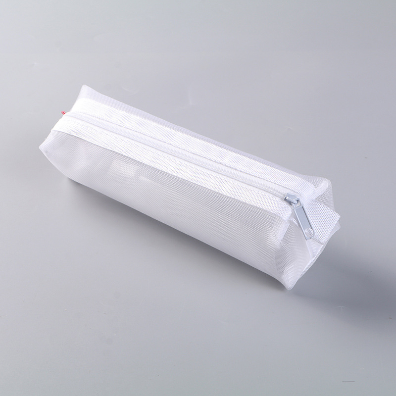 Picture of Three-dimensional simple transparent mesh pen bag for students examination stationery bag large capacity portable storage bag wholesale