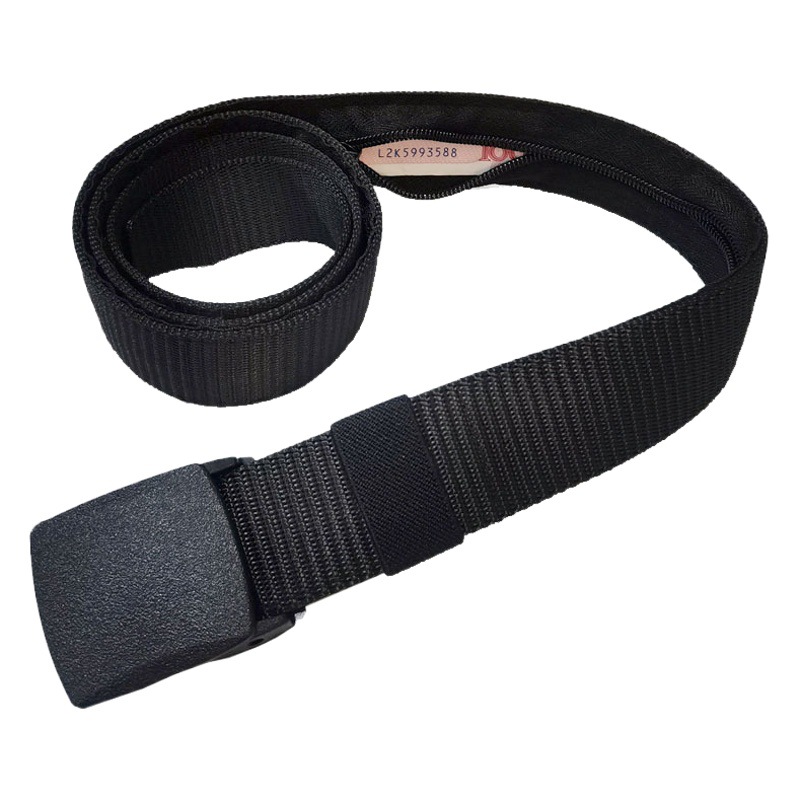 Picture of [Cross-border hot selling] outdoor travel canvas money hiding artifact tactical belt nylon woven multifunctional wallet