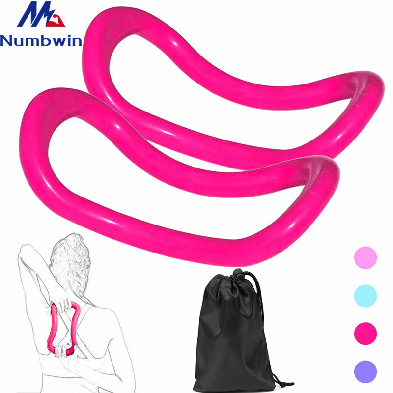 Yoga Ring Three-Piece Fitness Yoga Stretch Pull Ring Pilates Fitness Ring Fascia Stretch Ring Magic Ring Set