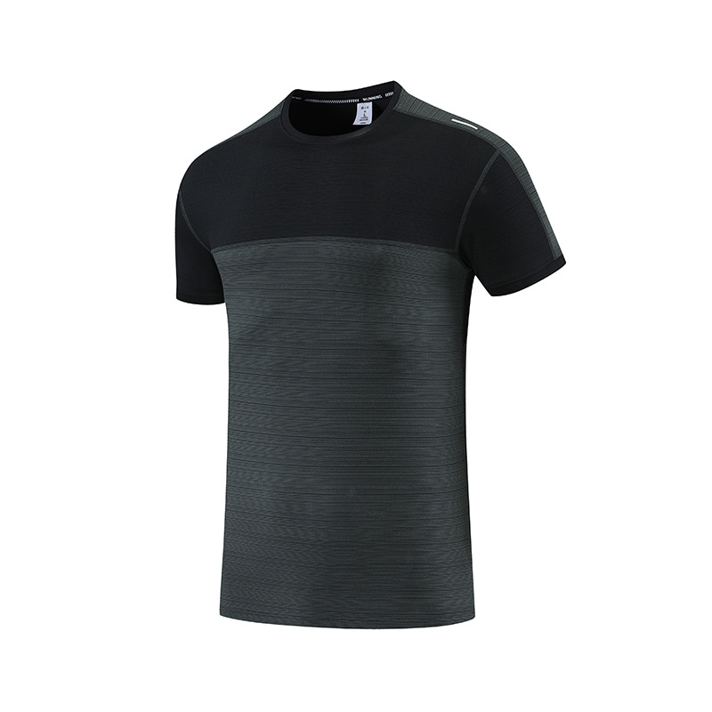 Picture of 2022 Summer Men's Casual Sports Crewneck T-shirt Cross-border Loose plus size Fitness Quick-drying Clothes Short-sleeved Printable log
