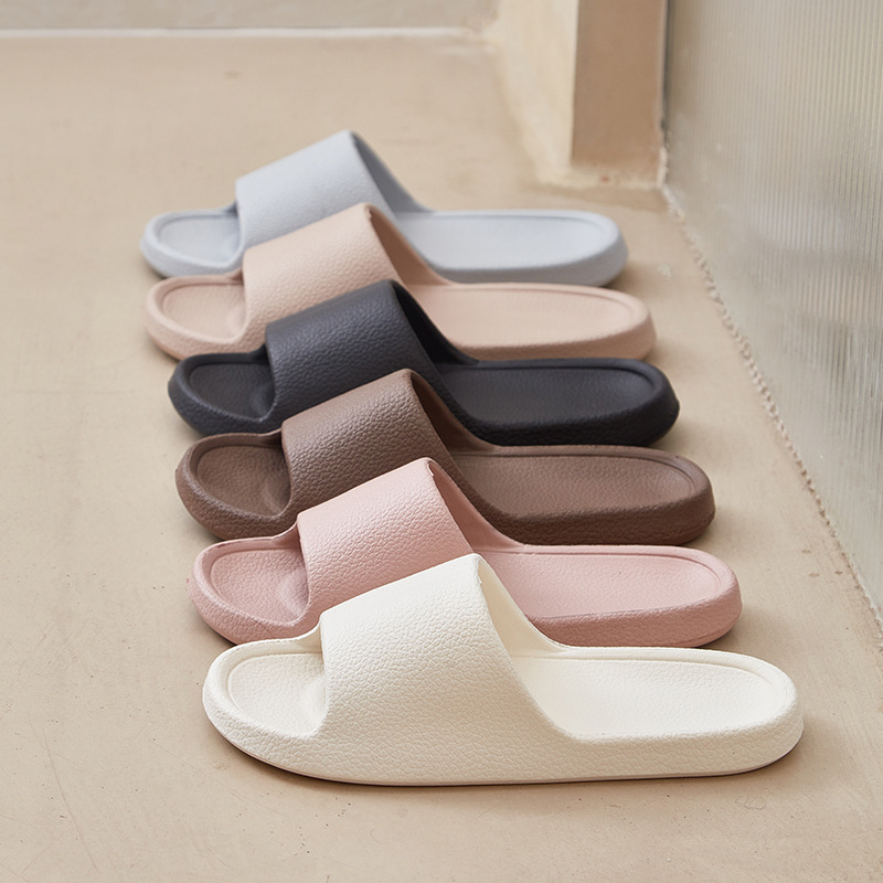 Simple Slippers Women's Summer Indoor Household Bathroom Bath Non-Slip Outdoor Couple's EVA Slippers for Men