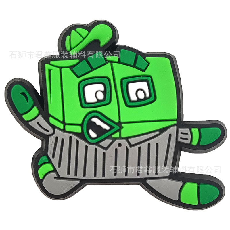 Picture of Digital Building Blocks, Shoe Flowers, Children's Clogs, Cute Accessories, Amazon Cross-Border Ready-Made Shoe Buckles, Shoe Accessories Buckles