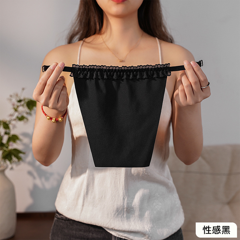 Picture of A variety of flower-shaped chest lace single-layer double-layer anti-running light leakage tube top breast covering breast cloth one-piece anti-light leakage