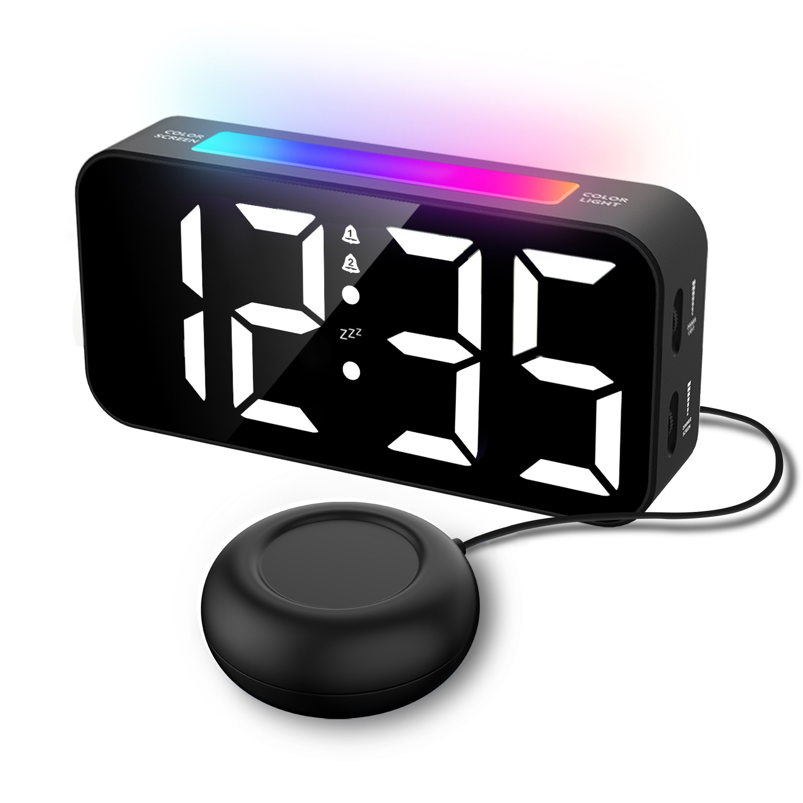 Picture of Cross-border LED student alarm clock multifunctional home electronic clock Amazon colorful digital luminous clock wholesale