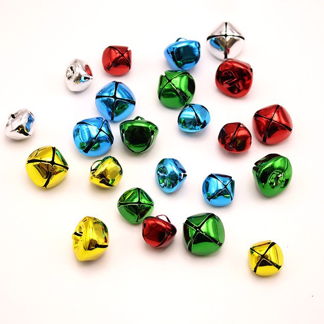 Picture of Bell 6mm-48mm manufacturers wholesale iron cross Bell vacuum plating Christmas tree Bell