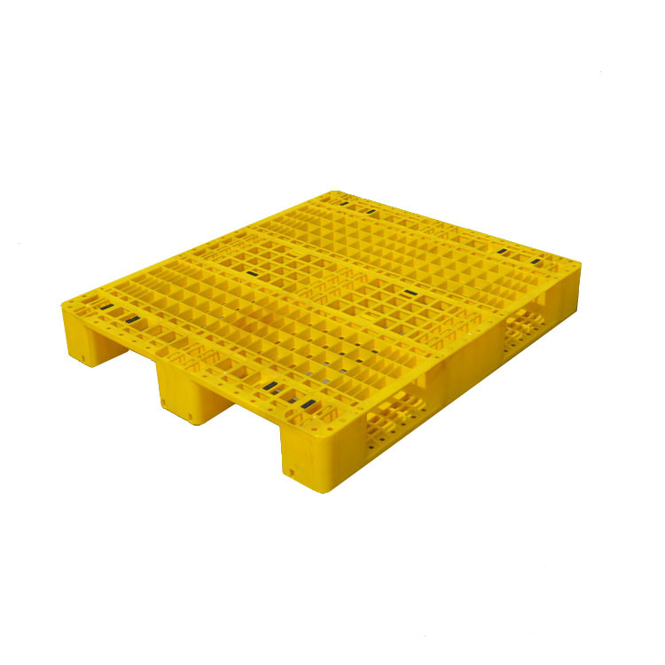 Picture of Production of plastic pallet rectangular yellow plastic pallet 1300*1100 Changzhou Rushun factory wholesale