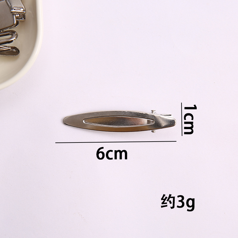 Picture of Y2g hairpin metal sweet cool bangs hairpin makeup hair accessories forehead broken hairpin simple clip 2023 new female