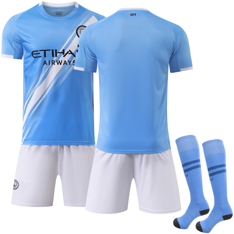 Picture of 2025-26 New Sports suit 17 De Braunes Club Football Clothes No.9 Harland Manchester City Home