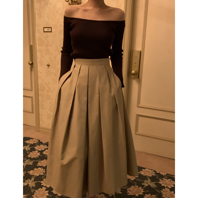 Size Updated South Korea Classic Vintage Pleated Skirt