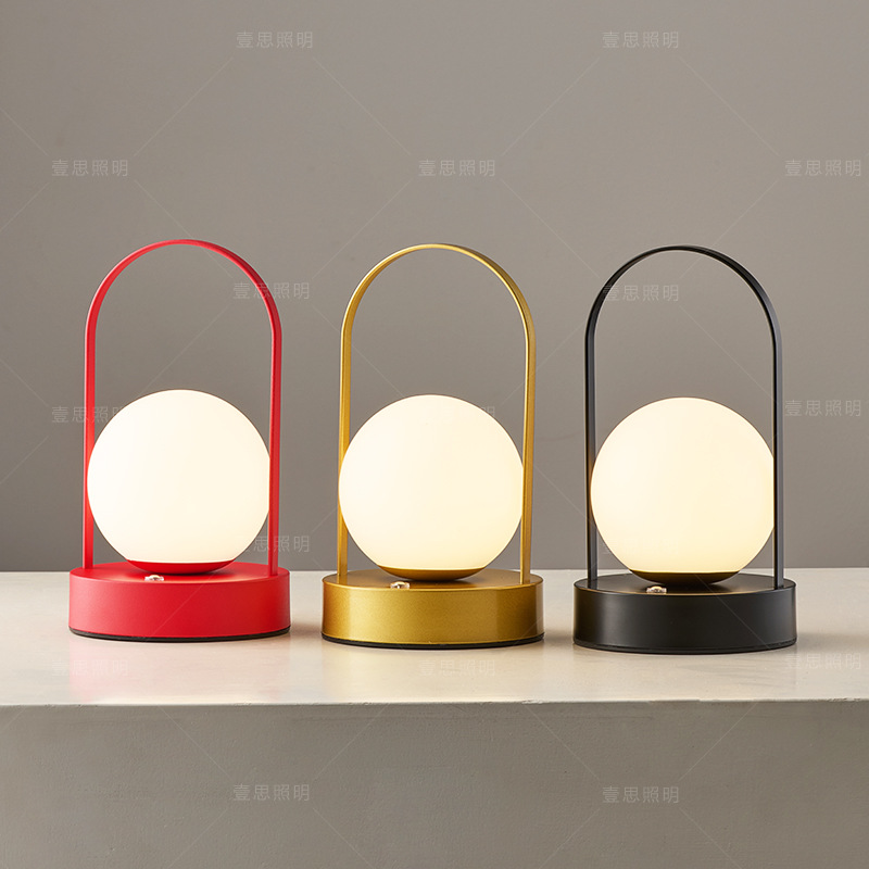 Hand lamp wedding red ever-bright lamp wedding Christmas gift USB charging night light cross-border wholesale Amazon