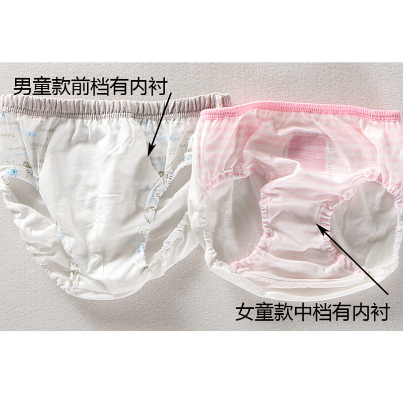 Picture of Boys and girls Japanese cotton underwear baby bread pants children's underwear Four Seasons sweat cloth manufacturers wholesale 4 Pack