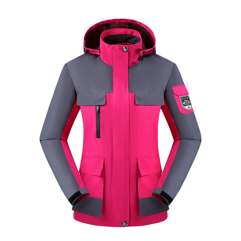 Picture of Amazon Couple Jacket Outdoor Large Size Hooded Windproof Waterproof Mountaineering Fishing Cargo Jacket for Men and Women