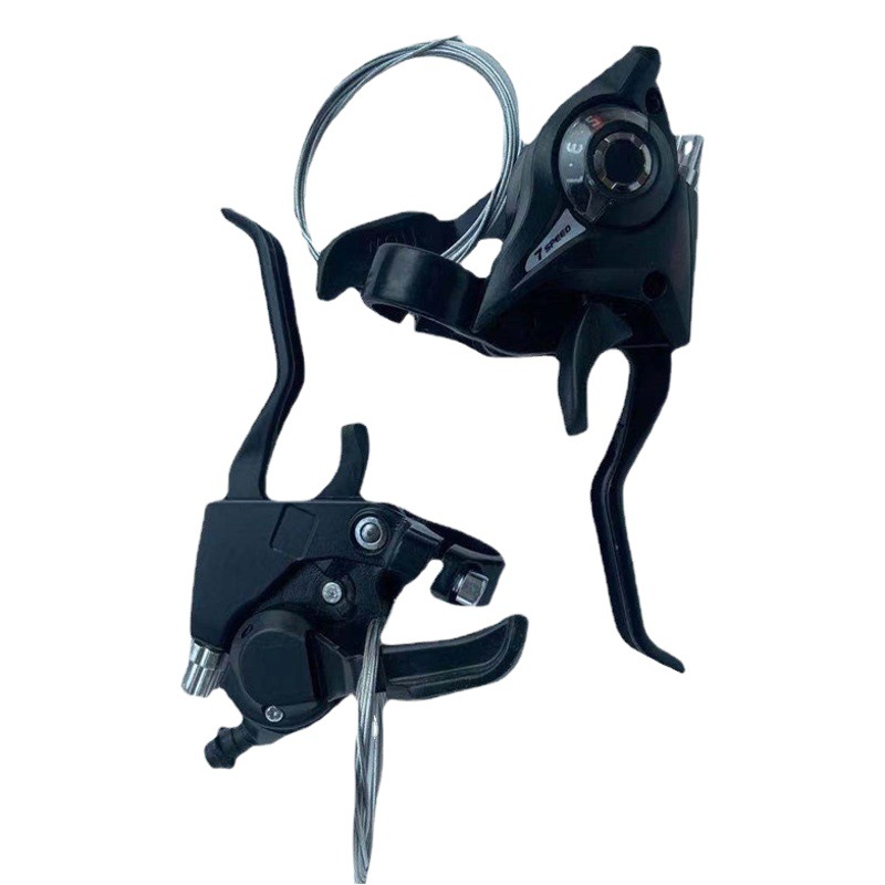 Mountain Bike Bicycle 21-Speed 24-Speed Ef51 Integrated Thumb Shifter Aluminum Alloy Brake Handle Integrated Brake Lever