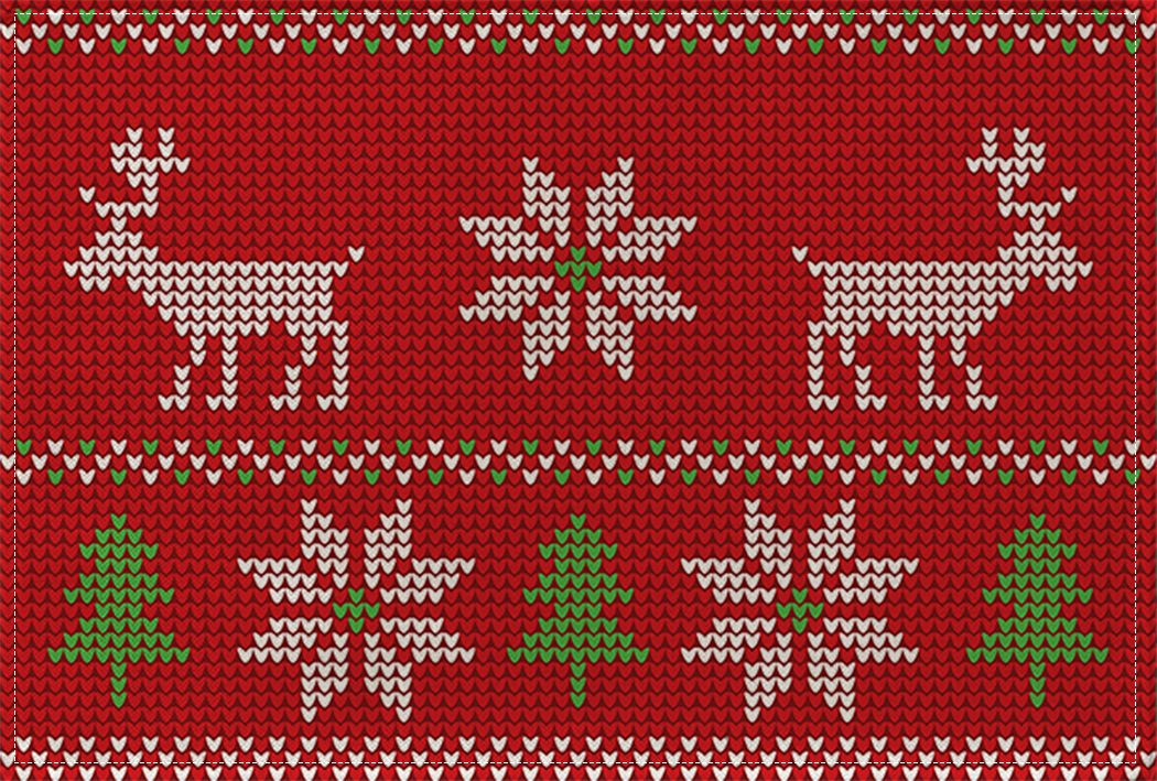 Picture of Christmas Placemat Scandinavian Style English Letter Napkin Western Restaurant Tablecloth Single Layer Linen Insulation Mat Table Mat
