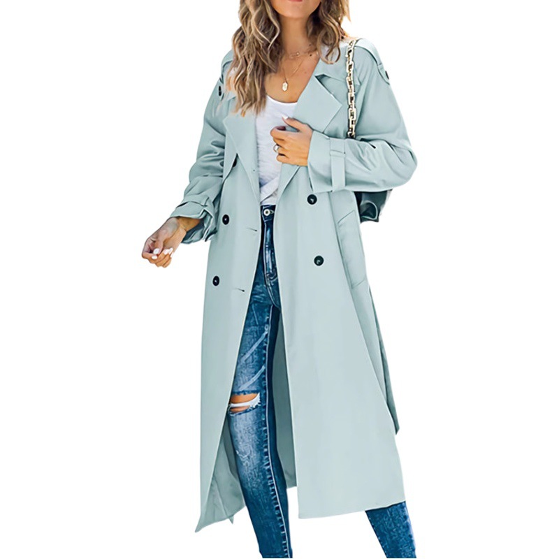 in stock! Amazon Independent Station Cross-border European and American Women's Winter and Autumn Coat Coat Foreign Trade 2023 Coat