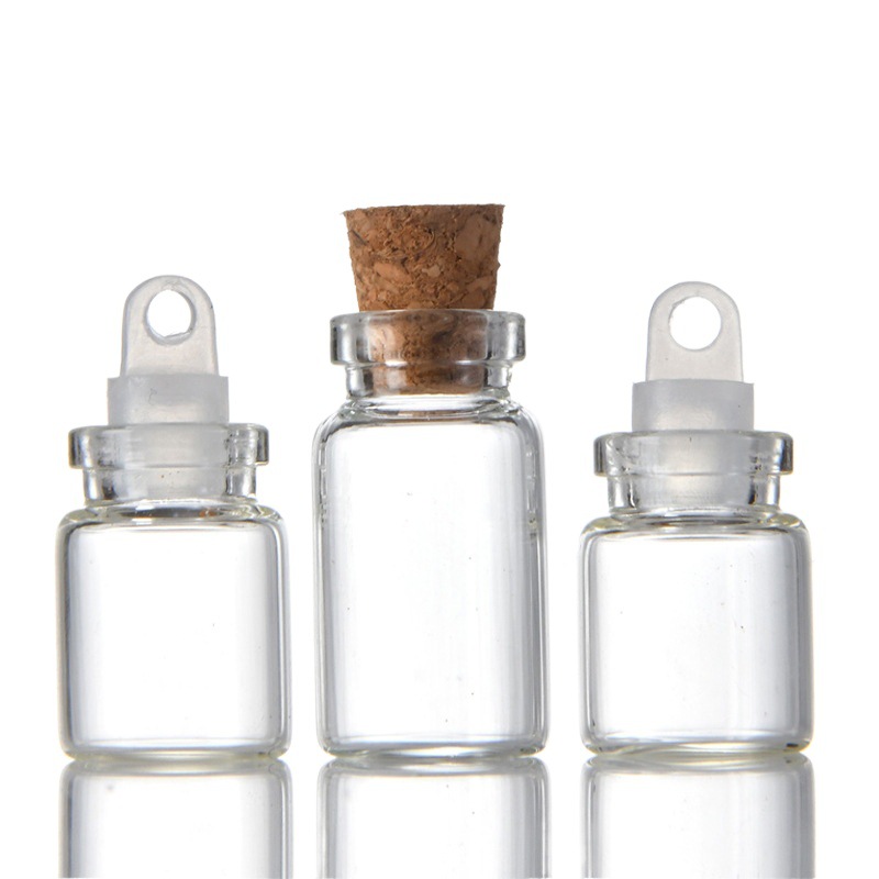 Picture of 13 Cork Stopper Glass Bottles Agarwood Incense Bottle Pill Bottle Drift Bottle Wishing Bottle Flower Tea Dispensing Bottle Candy Bottle