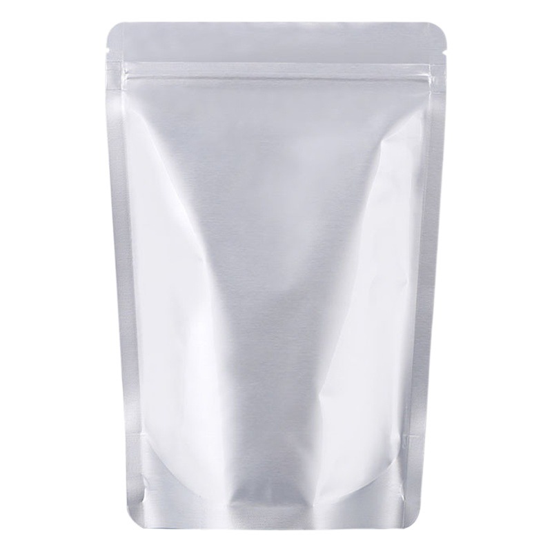 Aluminum foil ziplock bag large tea tin paper bag color pure aluminum food cat food dog food packaging bag small size moisture-proof