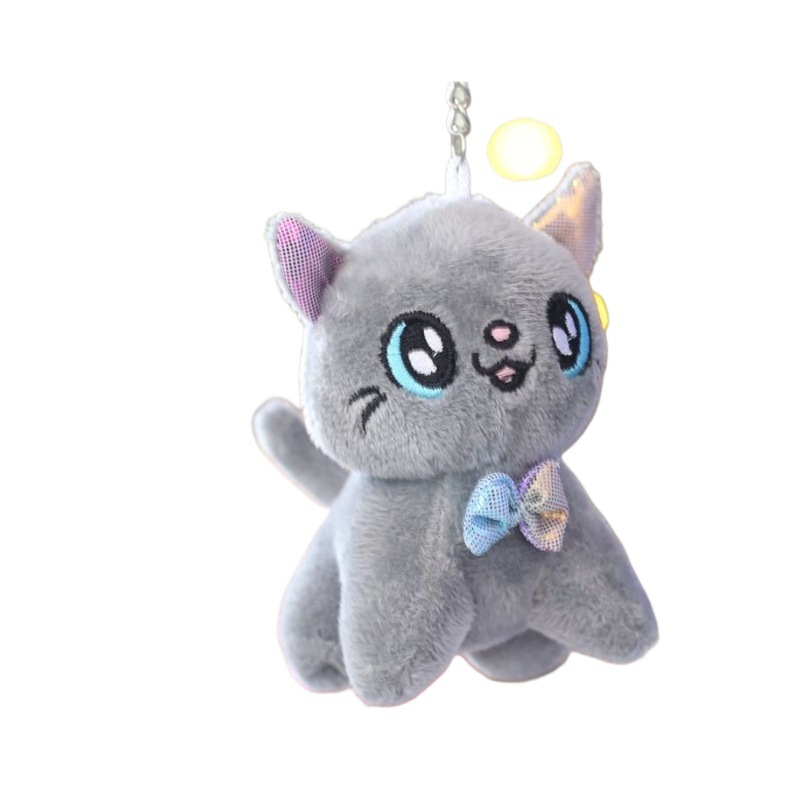 Picture of Cute Lucifer Kitten Mouse Pendant Plush Toy Doll Bag Pendant Doll Keychain Grasp