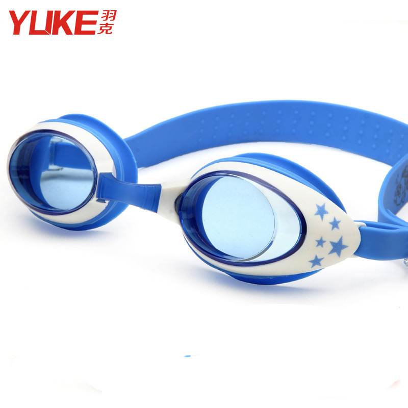 Yuke children's swimming goggles HD anti-fog girls boys cartoon swimming glasses big children waterproof swimming supplies wholesale