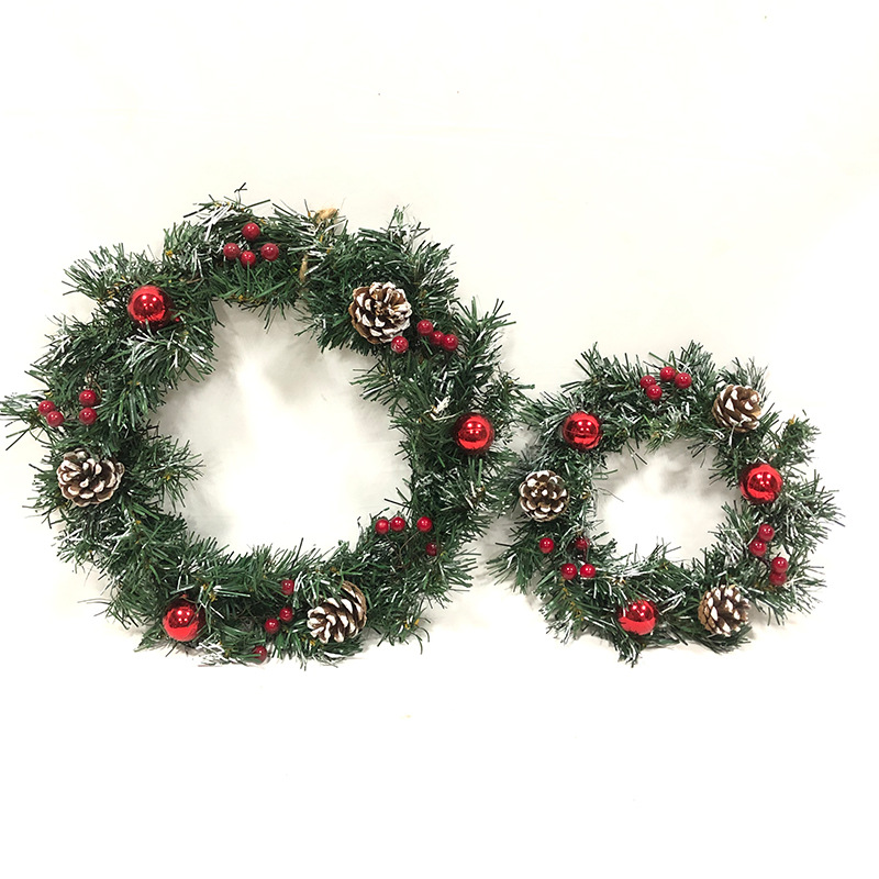Christmas Wreath 2025 Cross-Border Holiday Decorations Christmas Christmas Decorations Christmas Gifts Small Gifts