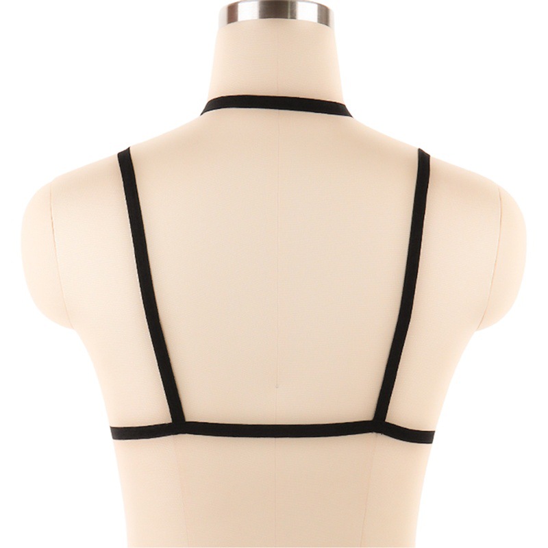 Cross-border platform sexy strap low-cut hollow wire harness bra bamboo such as bandage sexy underwear S0007