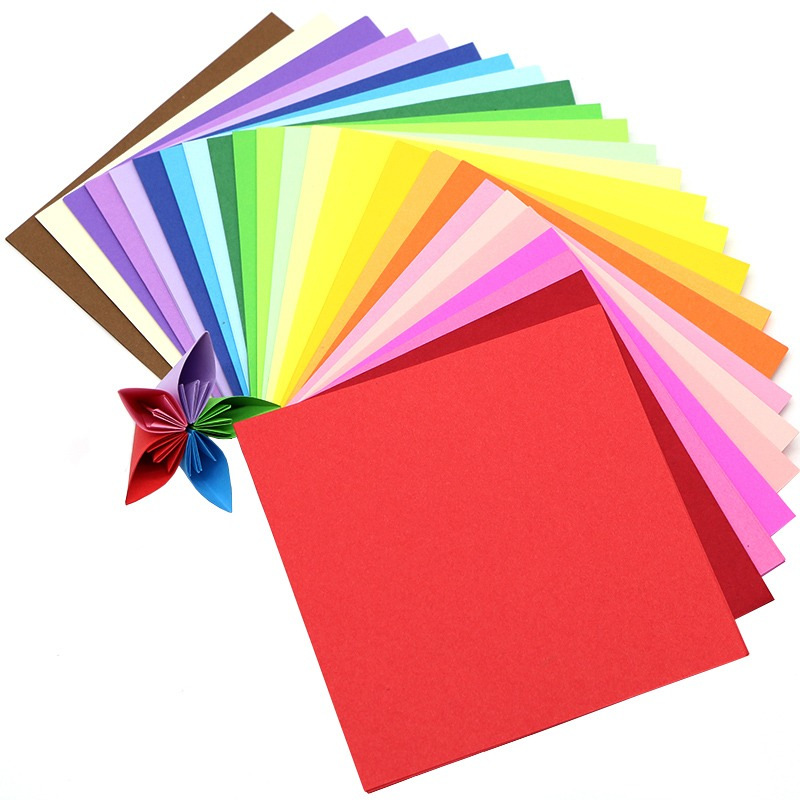 Love Surprise 70g Square Handmade Origami 25 Colorfuls Origami Kidsren's Handmade DIY Course Paper