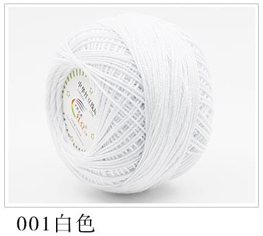 Picture of 3 # Size Lace Thread Crochet Wool Crochet Thread Crochet Thread Cotton Thread Coaster Thread Spring and Summer Wool
