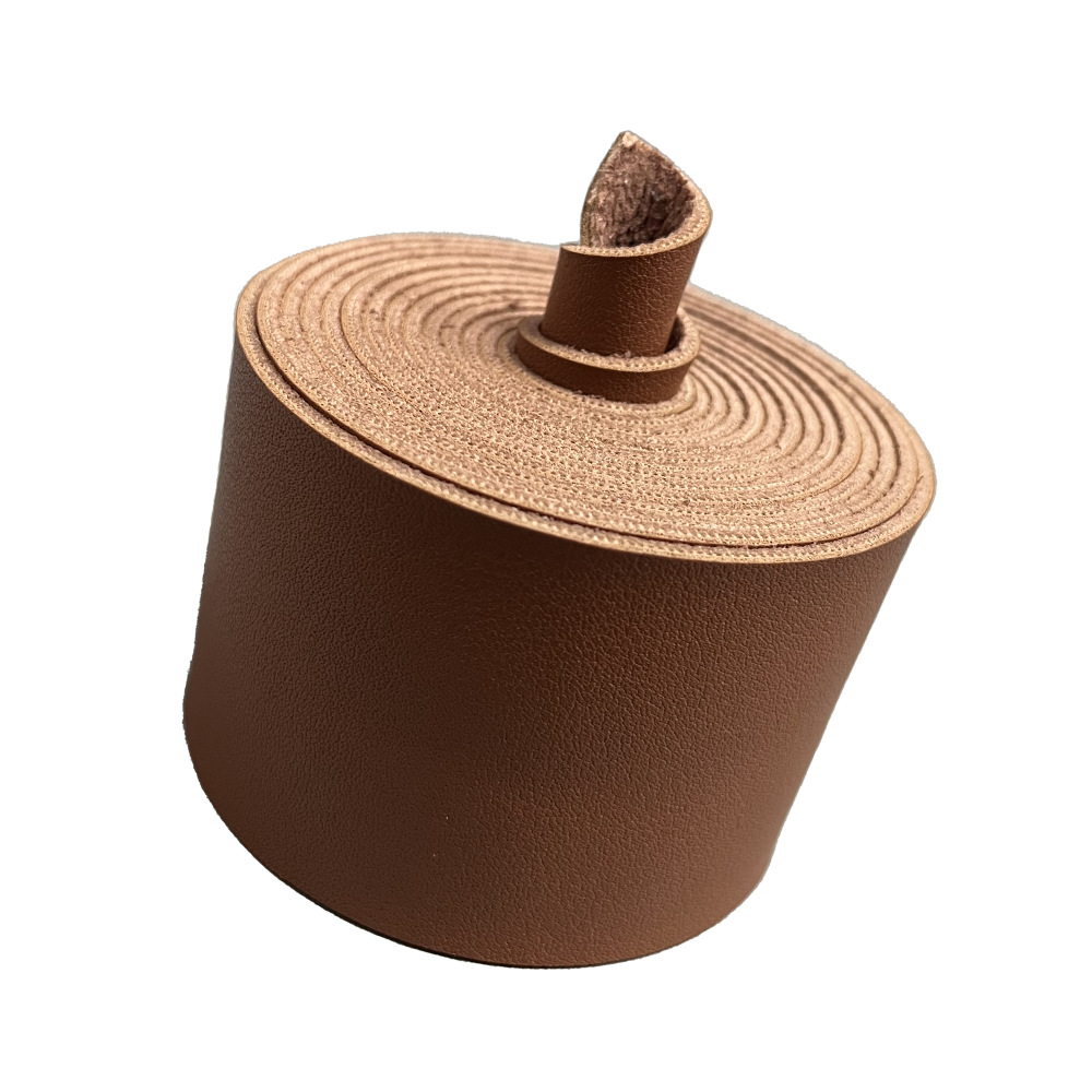 In-stock wholesale 5cm single-sided eco-friendly genuine leather leash, leather strip, hat accessories, IY jewelry accessories, pet collars