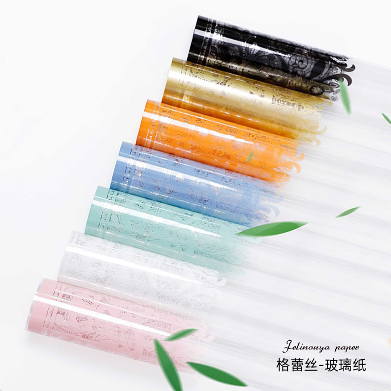 Manufacturer Wholesale Transparent Colorful High-Value Cellophane Grace Flower Bouquet Wrapping Paper DIY Wrapping Paper