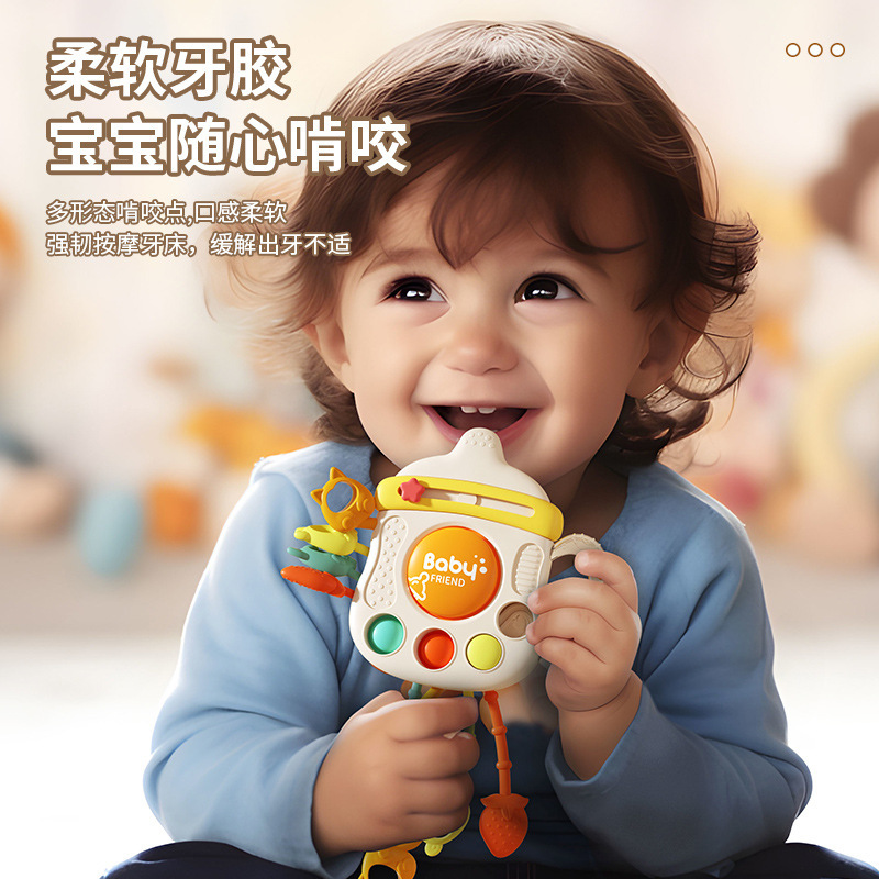 Picture of Baby Toy Bottle Lala Le Baby Smoke 0-1 Year Old Educational Early Education for More than 6 Months Teeth Cross Border