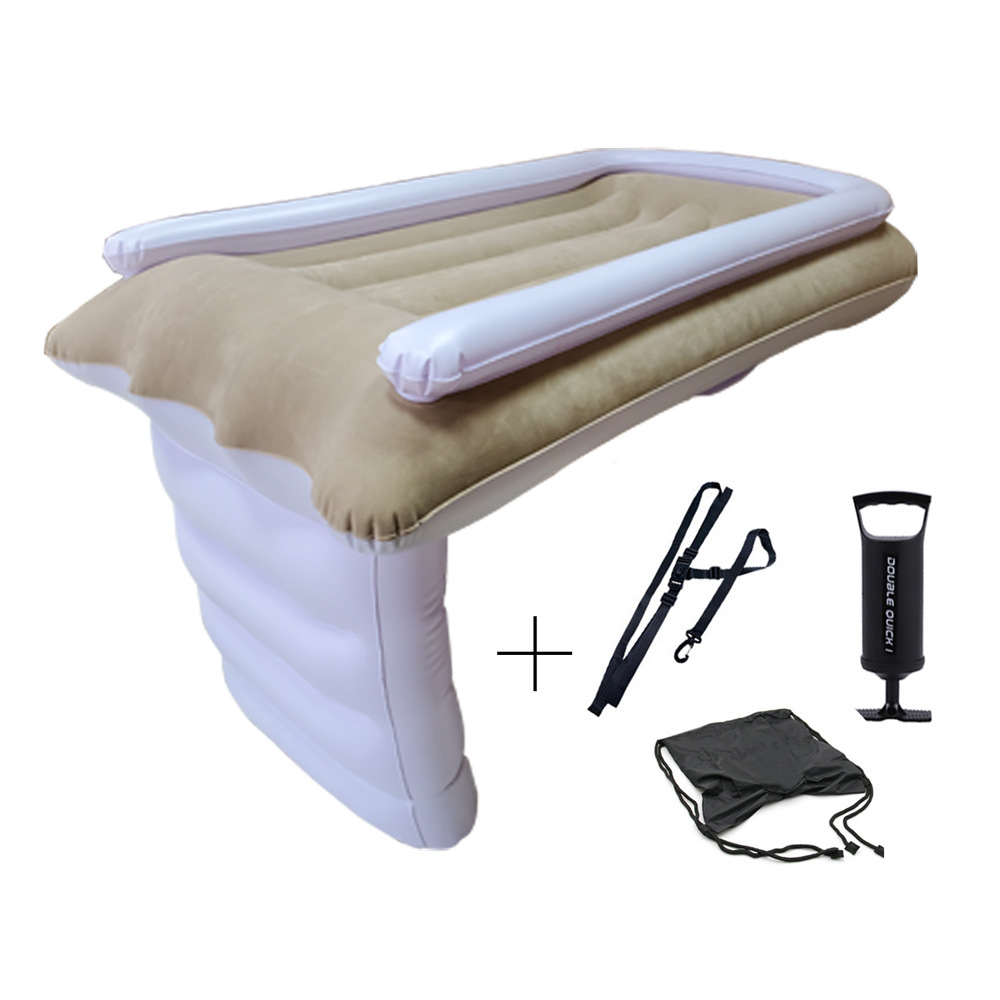 Picture of Amazon Baby Inflatable Mattress Children's Car Rear Folding Car Mat Outdoor Travel Thickened Flocking Air Cushion
