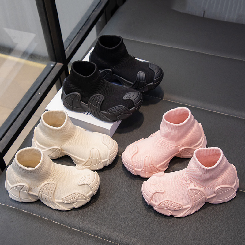 Men's High-top Shoes Summer 2025 New Fashion Flying Woven Socks Shoes for Students and Teenagers Sports Casual Trendy Shoes for Men