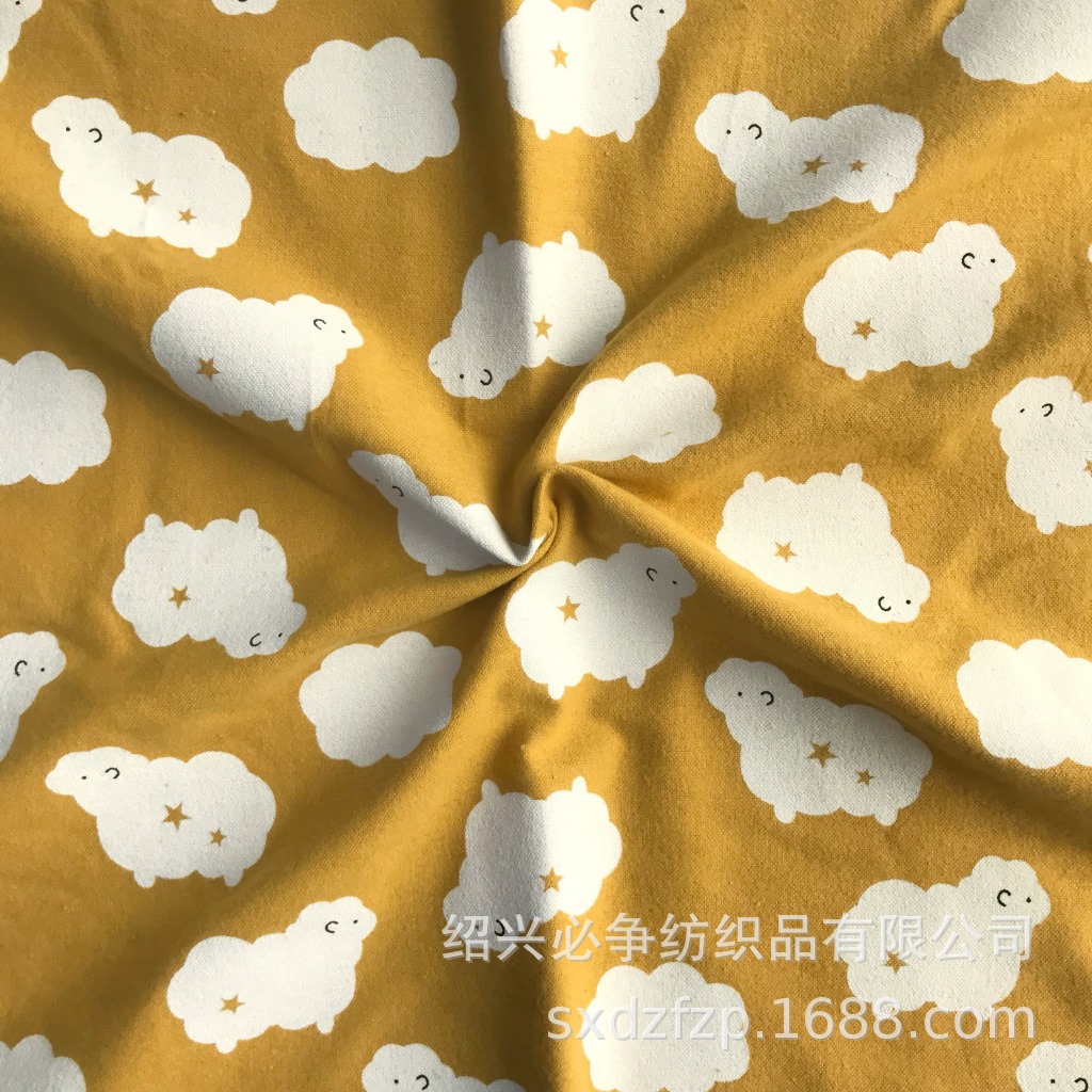 Cotton Flannel Coated Printed Plain Cartoon Pajamas Toy Shoes Clothes Liner Spot Wholesale