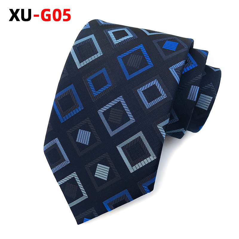 Picture of Factory Ready Supply 2025 New Polyester Jacquard Fashion Plaid Tie Formal Tie