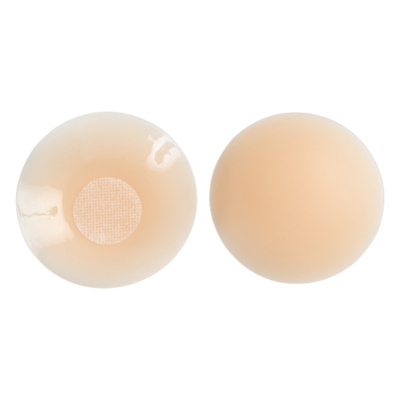 Picture of Traceless skin color ultra-thin nipple stickers silicone solid anti-bump chest stickers dress anti-light areola stickers wholesale